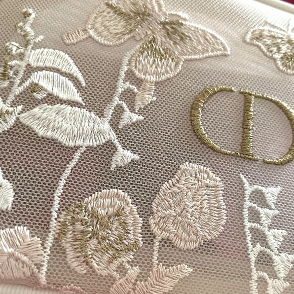 NIB Christian Dior Beauty Mesh Butterfly Makeup Bag Pouch Mother's Day GWP - Picture 4 of 4